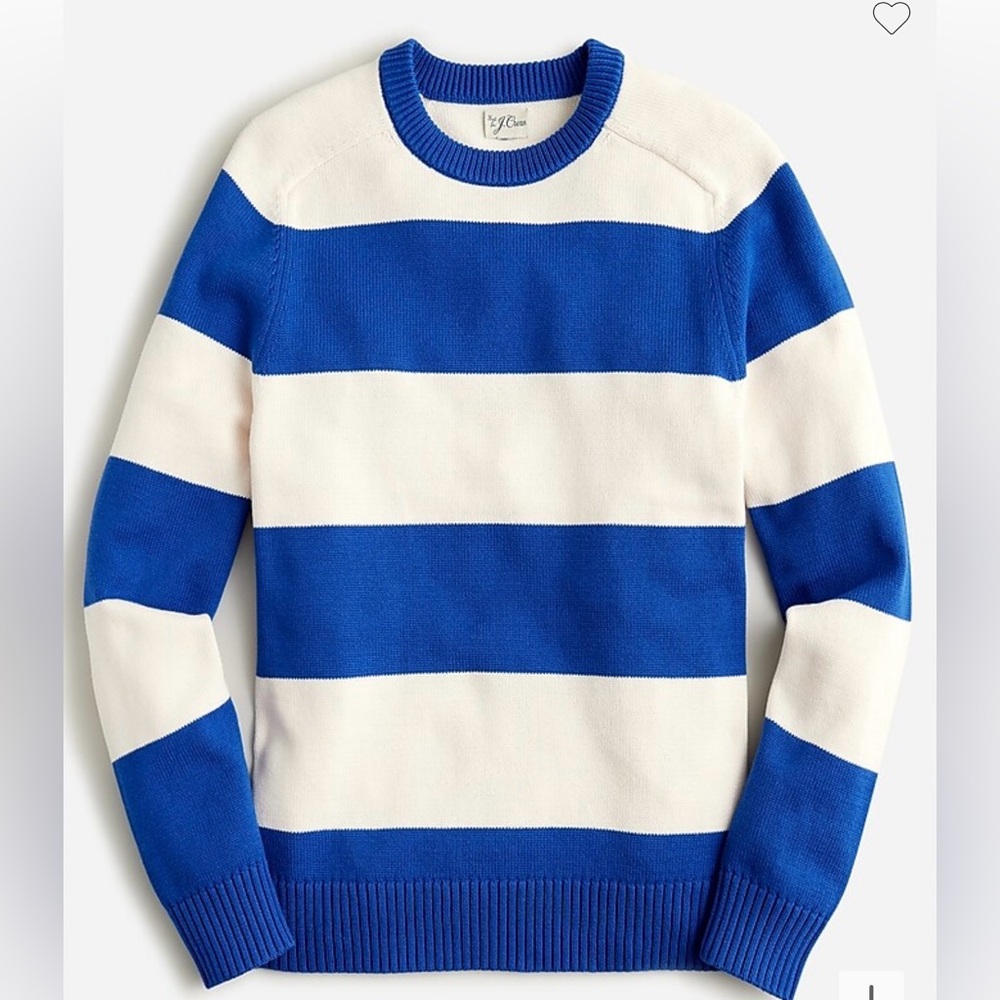 NWT Men’s JCrew Heritage cotton crewneck sweater